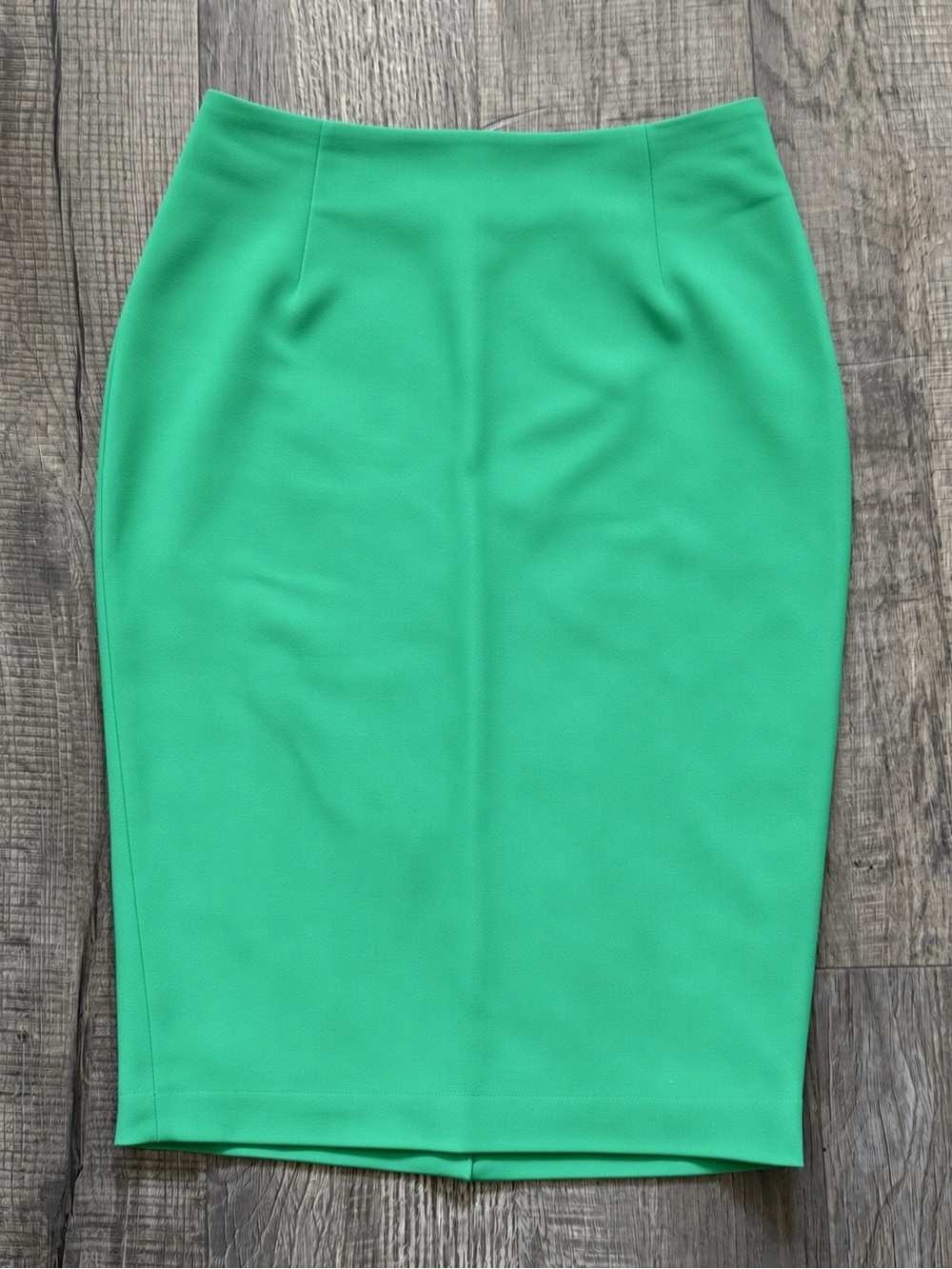 The Limited Green Pencil Skirt Size 4 Stretch Lined Career